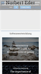 Mobile Screenshot of norberteder.com